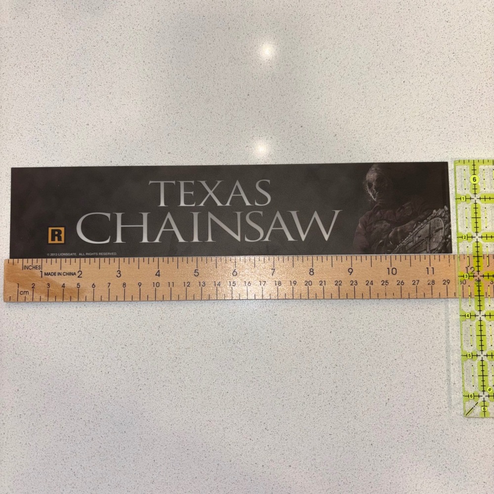 Texas Chainsaw‎ 2013 Lionsgate Promo Mylar Leatherface Horror Movie Memorabilia